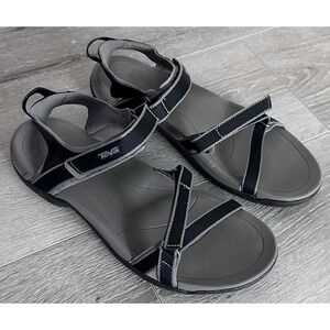 Teva Women's Black Verra Sport‎ Slide Sandals Rubber Sole Open Toe Size 9
